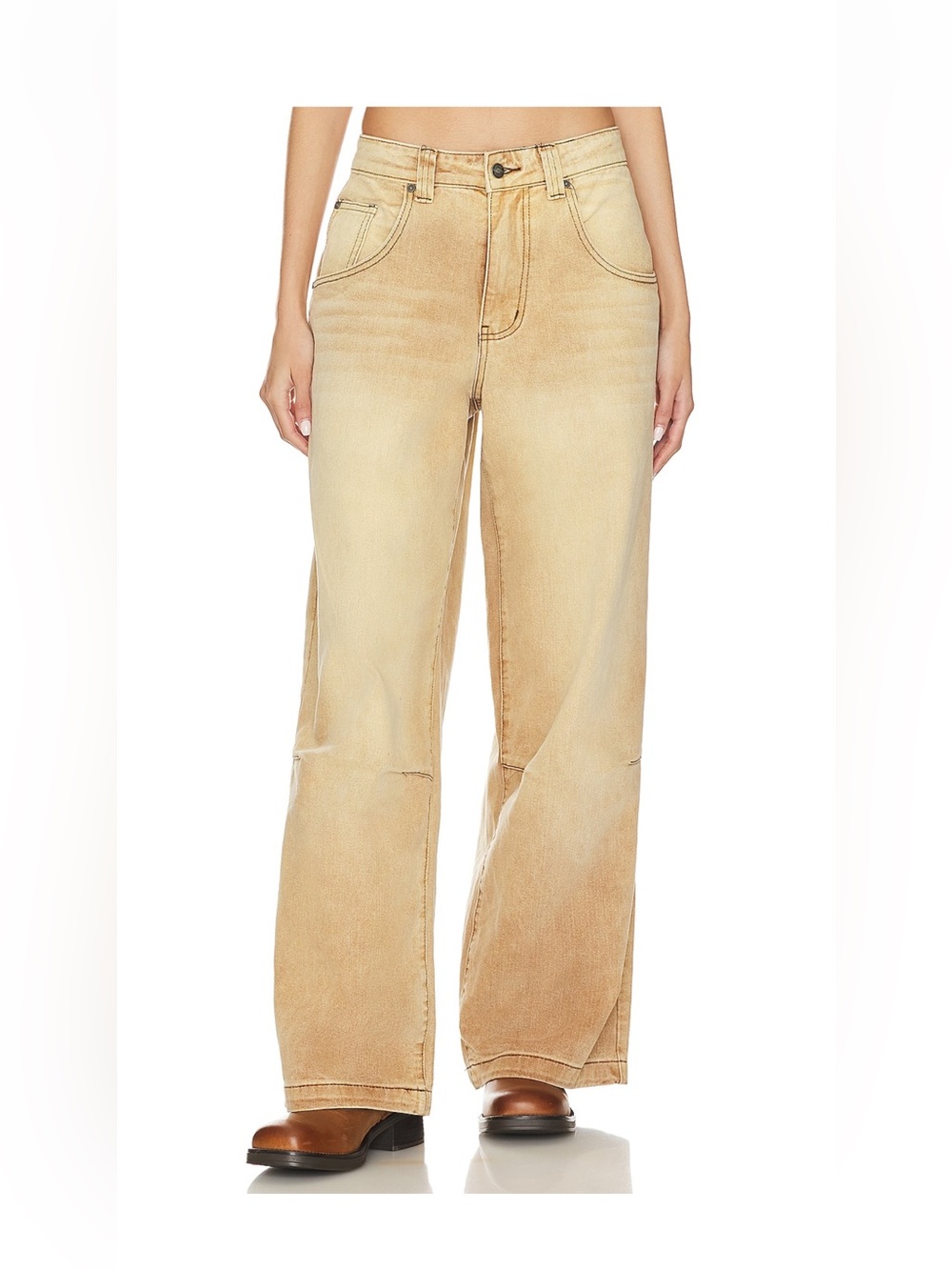 Colossus Baggy Jeans in Sand